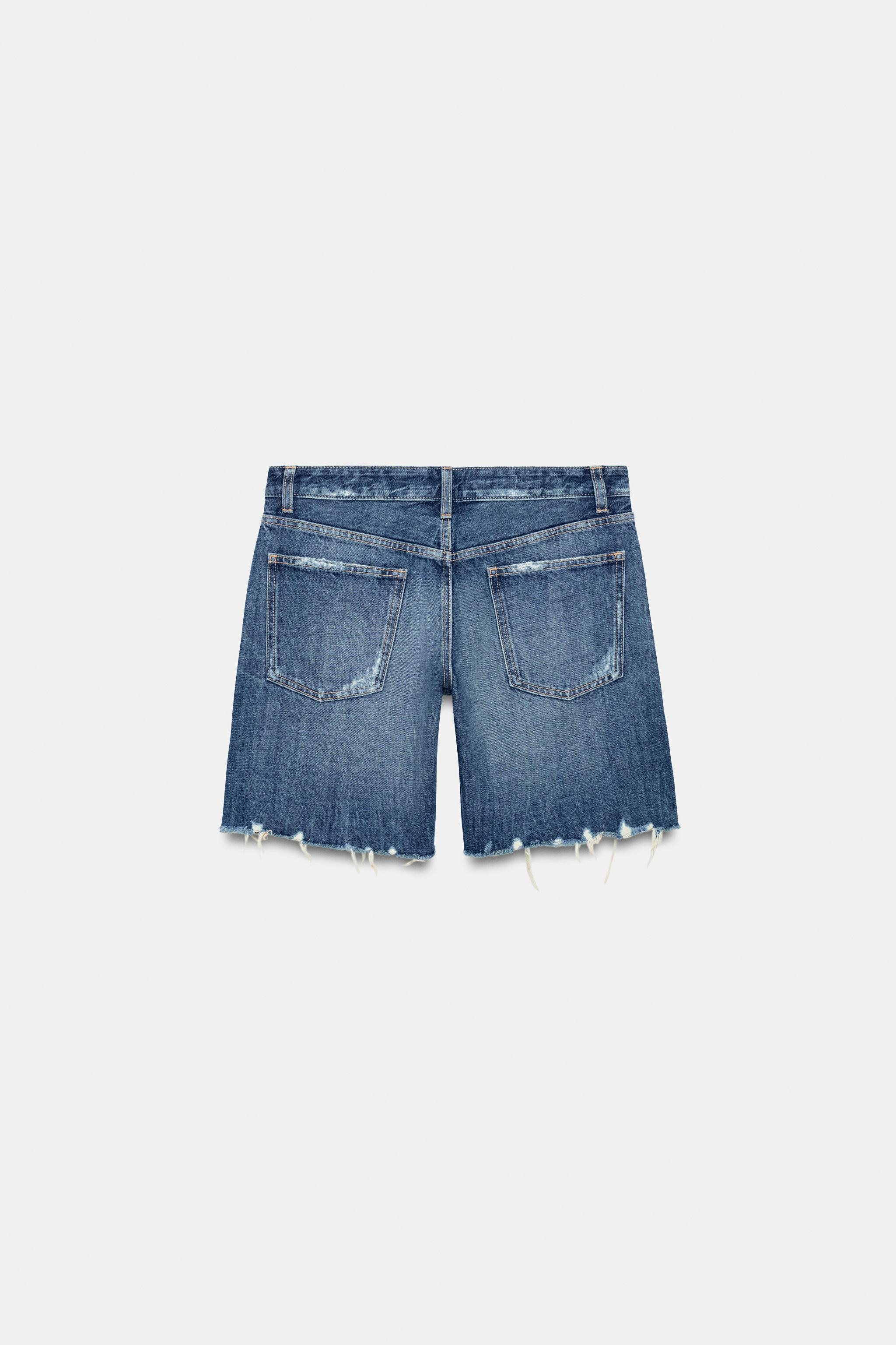 TRF MID RISE DENIM SHORTS | Zara US