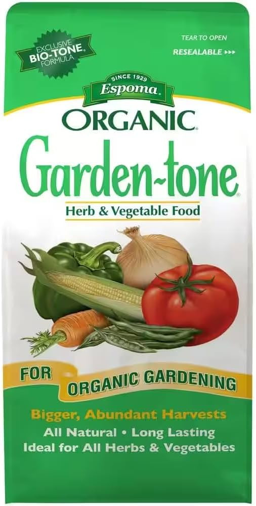 Espoma Organic Garden-Tone 3-4-4 Organic Fertilizer for Cool & Warm Season Vegetables and Herbs. ... | Amazon (US)