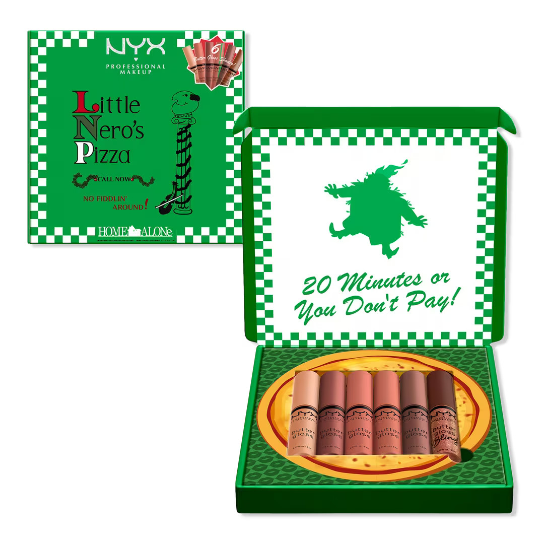 Limited Edition Home Alone 6 Piece Butter Gloss Pizza Vault Holiday Gift | Ulta