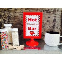 Hot Chocolate Bar Sign ~ Winter Party Christmas Cocoa | Etsy (US)