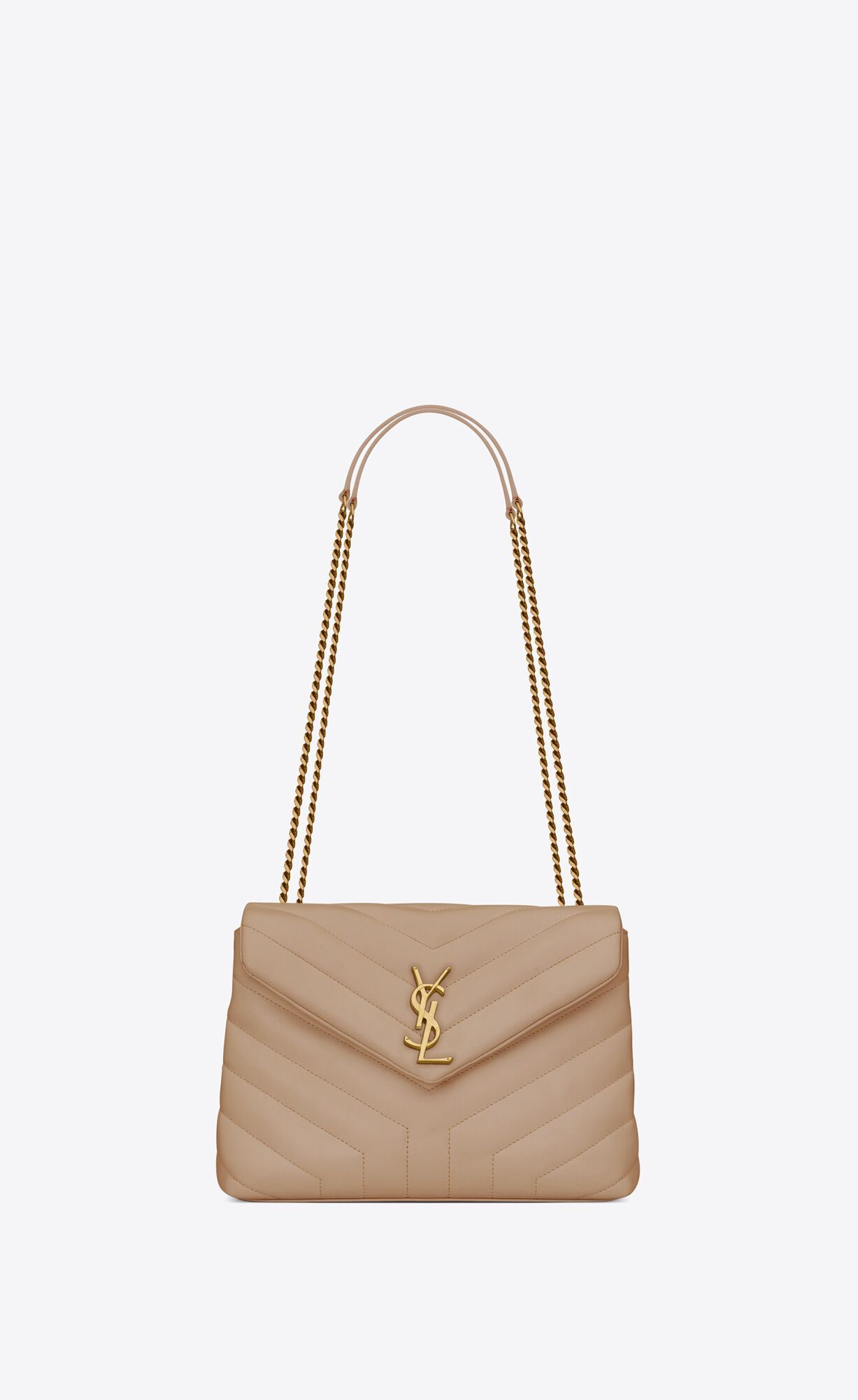 loulou small chain bag in quilted "y" leather | Saint Laurent Inc. (Global)