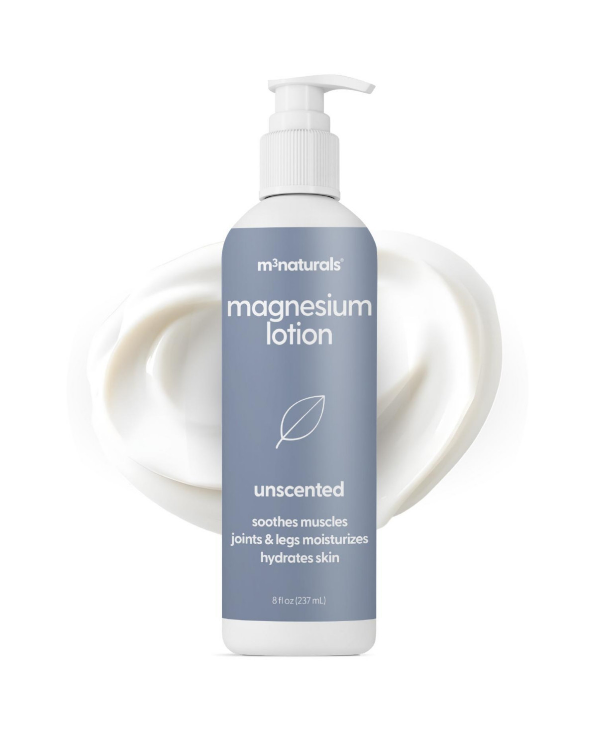 M3 Naturals Magnesium Lotion Unscented, 8fl oz | Macy's