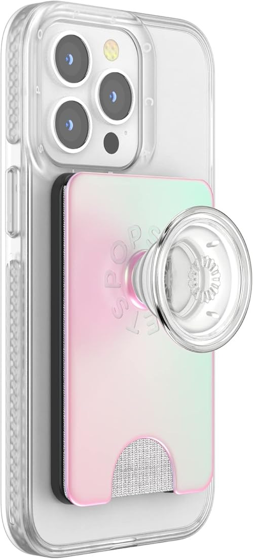 PopSockets Phone Wallet with Expanding Grip, Phone Card Holder, Wireless Charging Compatible, Wallet | Amazon (US)