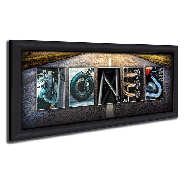 Personalized Motorcycle Framed Canvas Wall Art, Live Preview, Choose Each Photo, Multiple Options | Walmart (US)