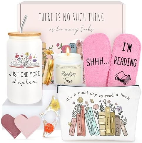 Book Lover Gifts for Women Bookish Gifts for Readers Book Accessories for Reading Lovers Bookish ... | Amazon (US)
