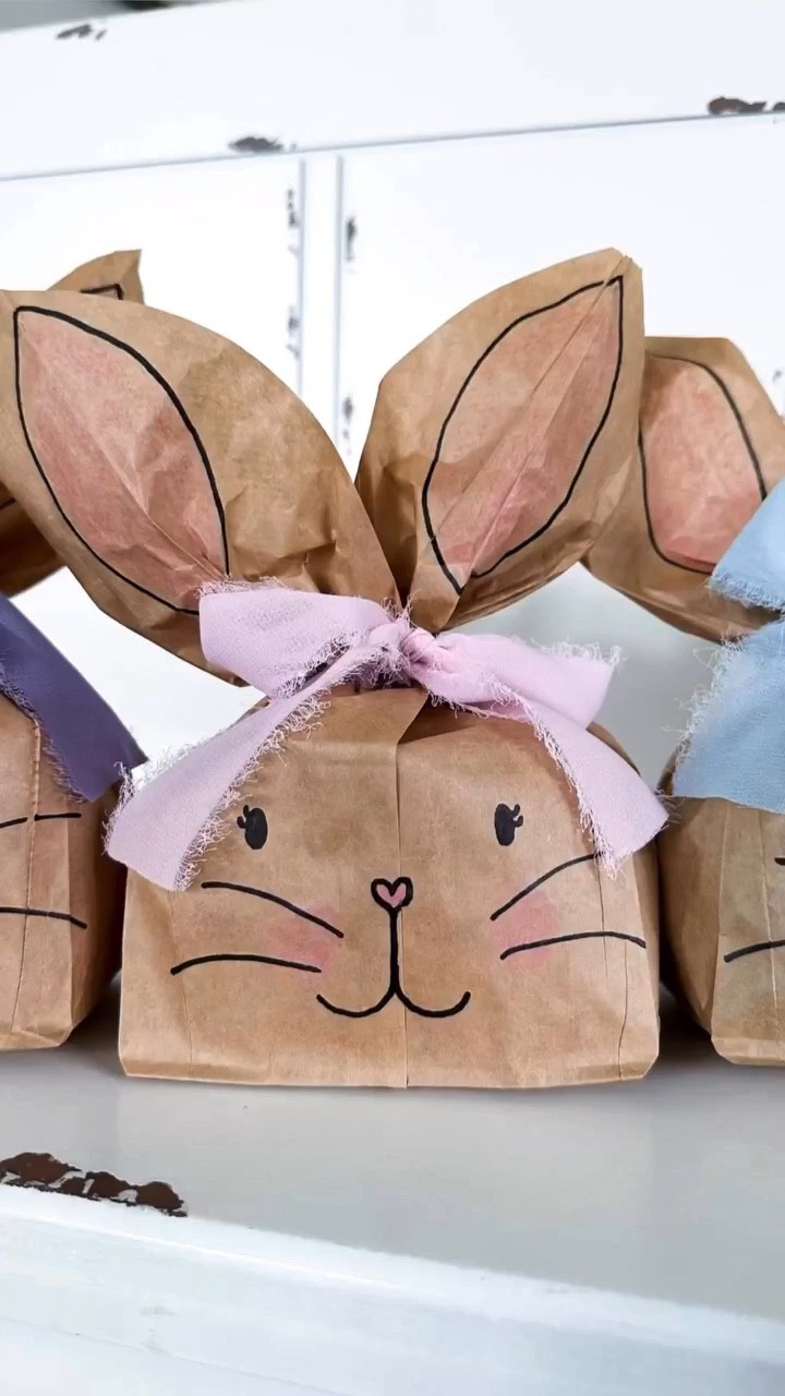 DIY Paper Bag Bunny! Full tutorial on my blog and YouTube channel  

#LTKkids #LTKSeasonal #LTKfamily