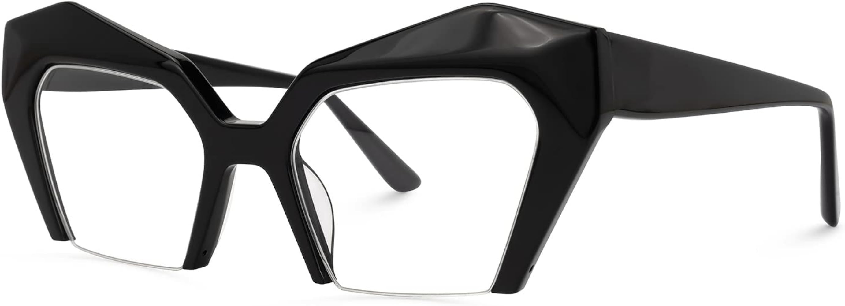 VOOGLAM Thick Oversized Cat Eye Blue Light Blocking Glasses, Fashion Eye Glasses Frame for Women ... | Amazon (US)