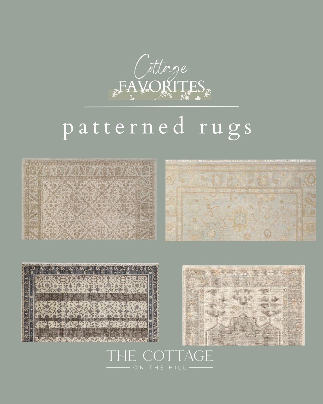Here are some pretty patterned rugs 

#LTKHome