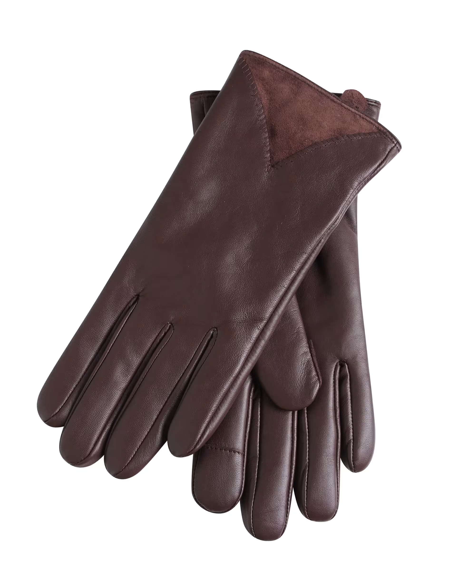 Barneys Originals leather gloves in chocolate | ASOS (Global)