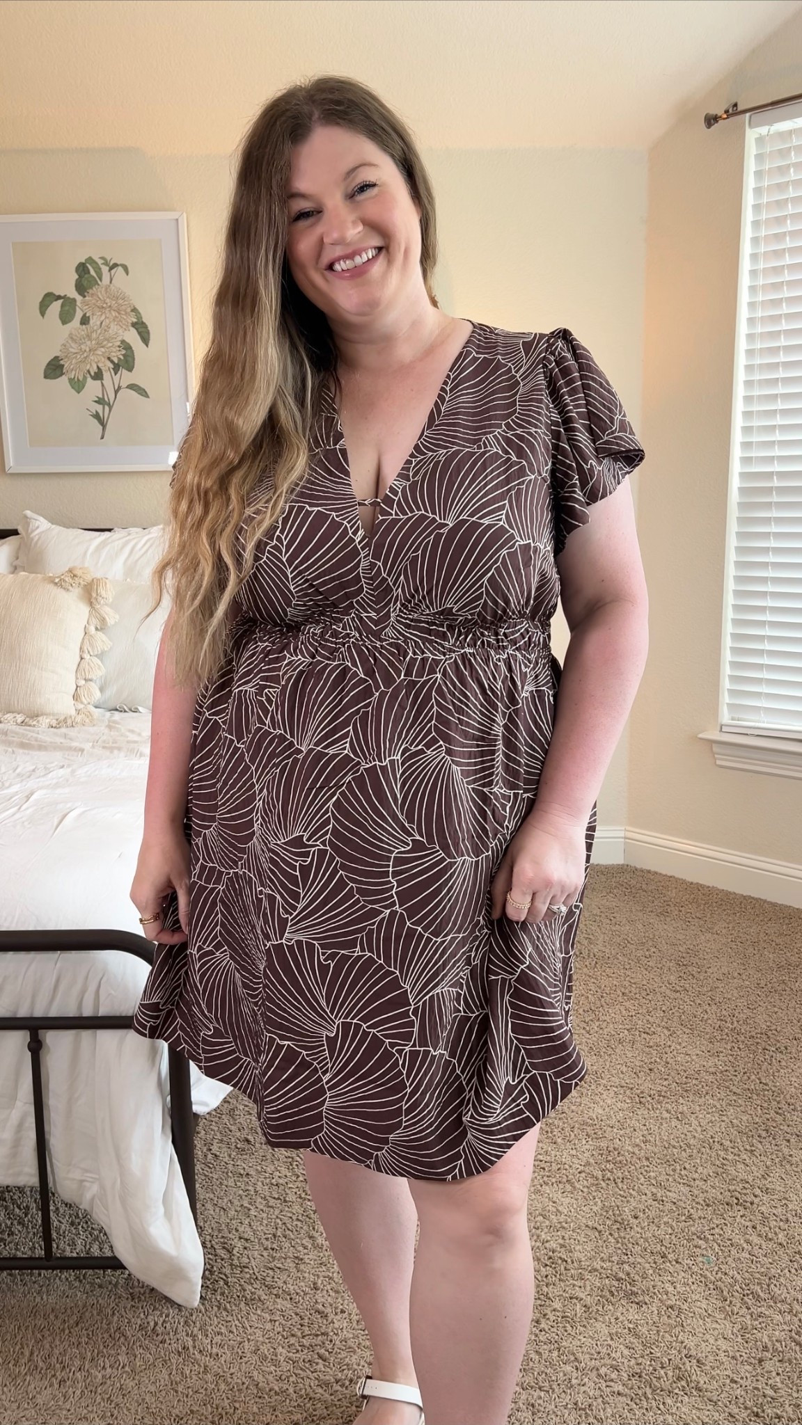 The cutest sea shell print dress for summer! AND even though it has shells, I feel like the brown lends itself to being able to wear this into Fall  

#LTKStyleTip #LTKFindsUnder50 #LTKPlusSize