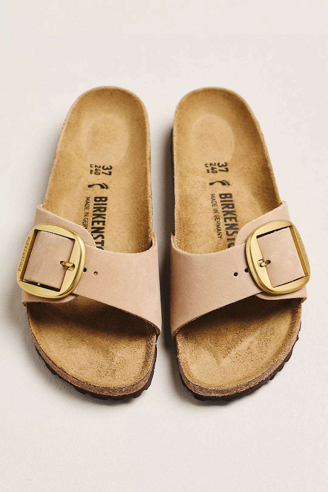 Birkenstock Madrid Big Buckle Nubuck Sandals | Anthropologie (US)