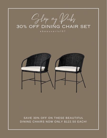 Shop this beautiful woven dining chair sale deal! 

#LTKSaleAlert #LTKStyleTip #LTKHome