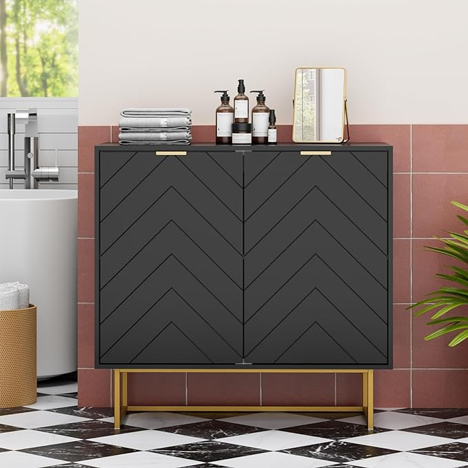 Scurrty Set of 2 31.5'' Sideboard Buffet Cabinet with Storage, 150LBS Top Weight Capacity Sideboa... | Amazon (US)