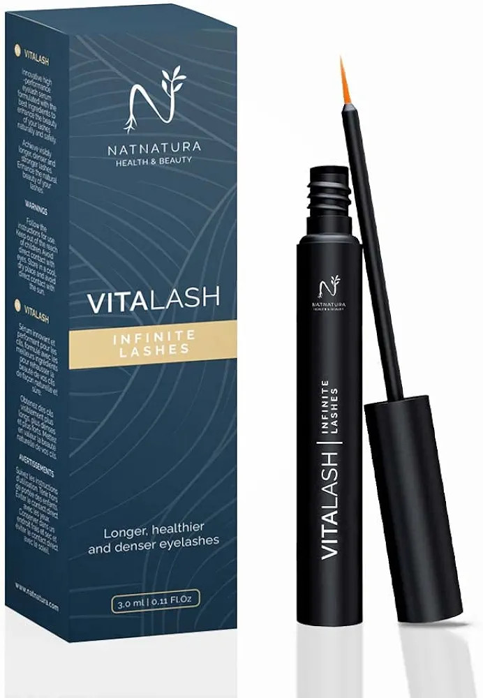 SERUM PESTAÑAS VITALASH. Serum para el crecimiento de pestañas y cejas con aceite de ricino. Fo... | Amazon (ES)