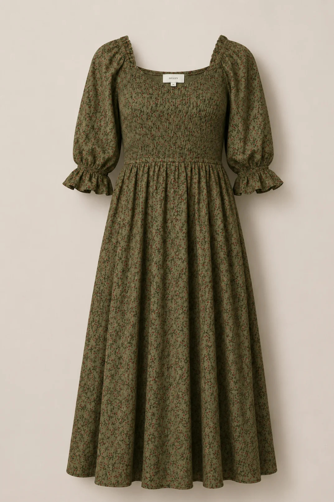 Teagan Dress in Woodland Floral | Ivy City Co