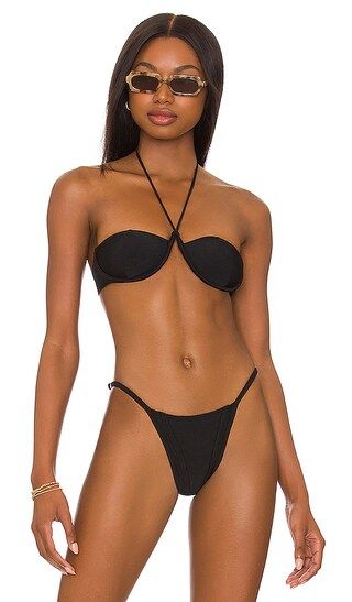 St.Tropez Bikini Top in Black | Revolve Clothing (Global)