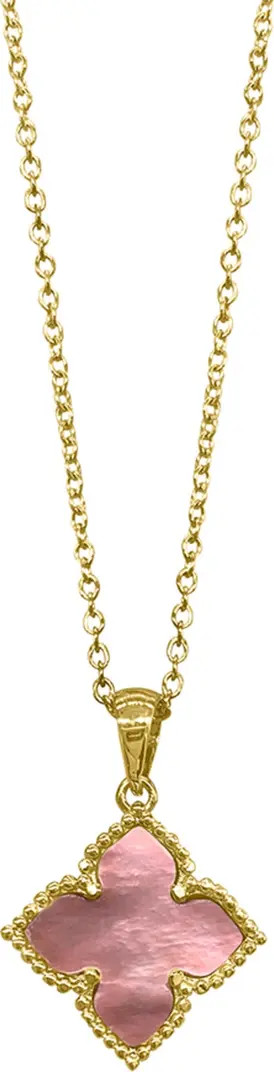 Mother of Pearl Flower Pendant Necklace | Nordstrom Rack