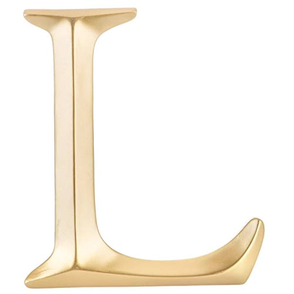 Large 12" Hand Painted Gold Letter Wall Decor Monogram Initial (L) | Amazon (US)
