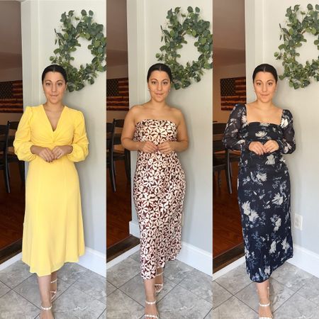 It’s wedding season! 💒💍

These are such cute options for this spring wedding season!

Sizing:
Yellow dress: 2
Brown dress: XS
Blue dress: XS petite

Wedding guest dresses
Special occasion dresses
Spring dresses
Cocktail dresses
Party dresses
Amazon finds
Abercrombie finds
Yellow dress
Neutral dresses 

#LTKstyletip #LTKwedding #LTKSeasonal