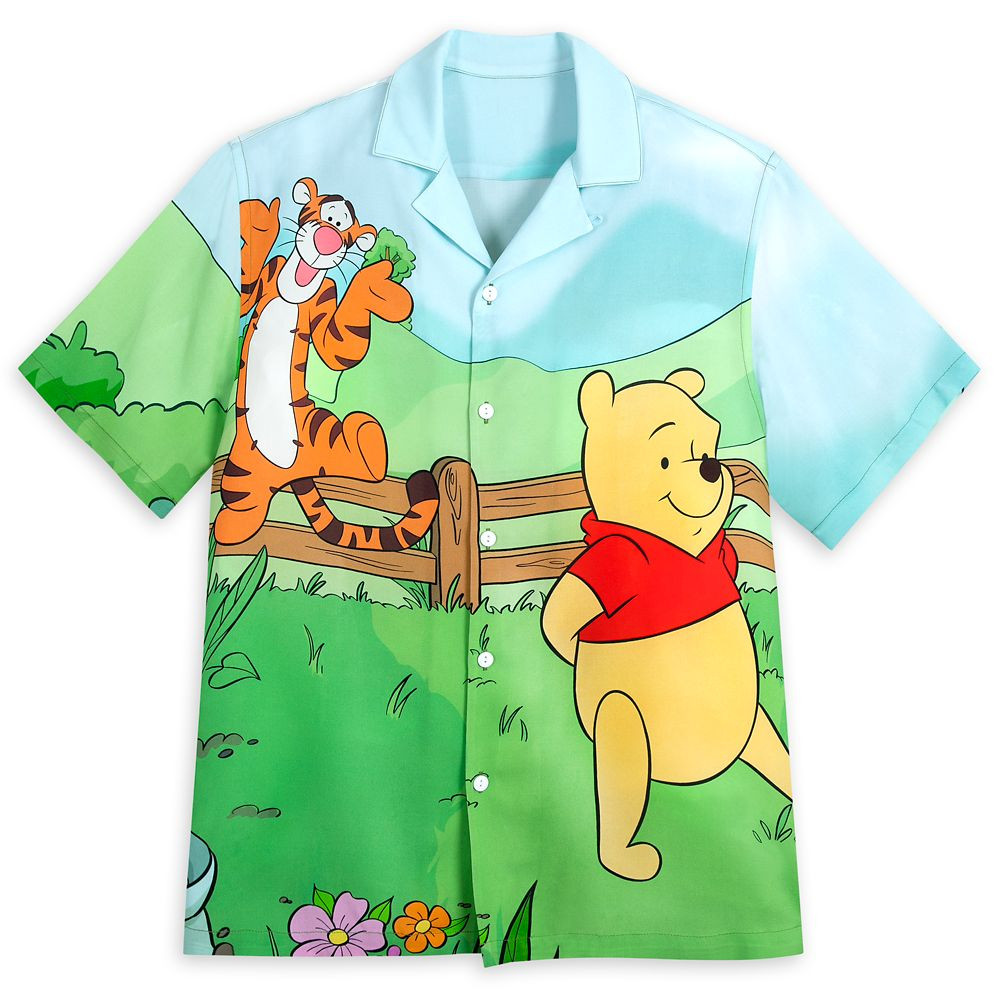 Winnie the Pooh and Pals Woven Shirt for Adults | Disney Store