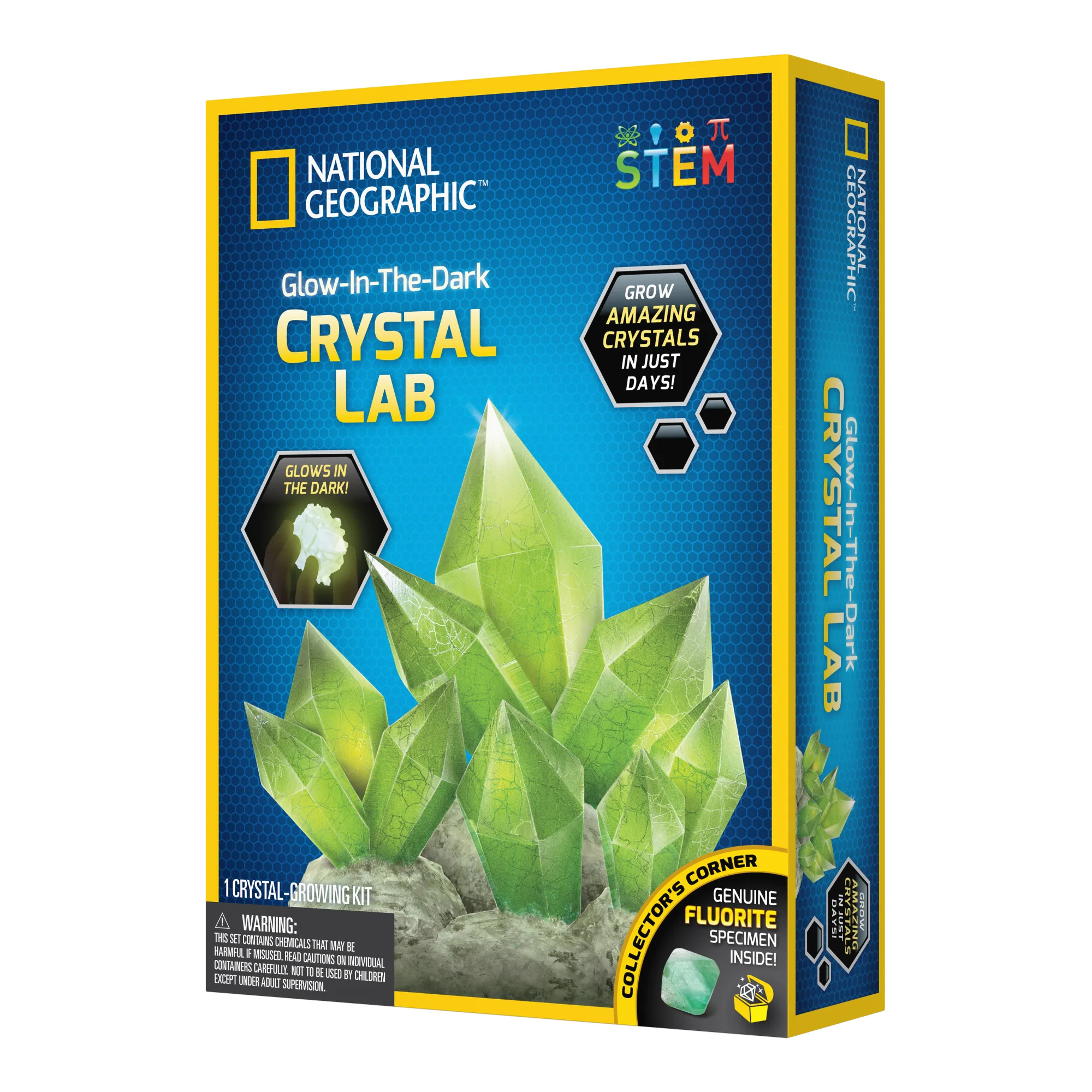 National Geographic Glow-in-The-Dark Crystal Lab Kit | Walmart (US)
