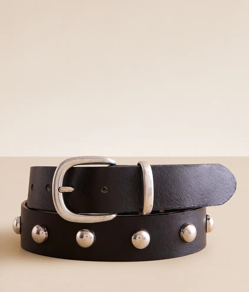 Rhodes Studded Leather Belt | Buckle