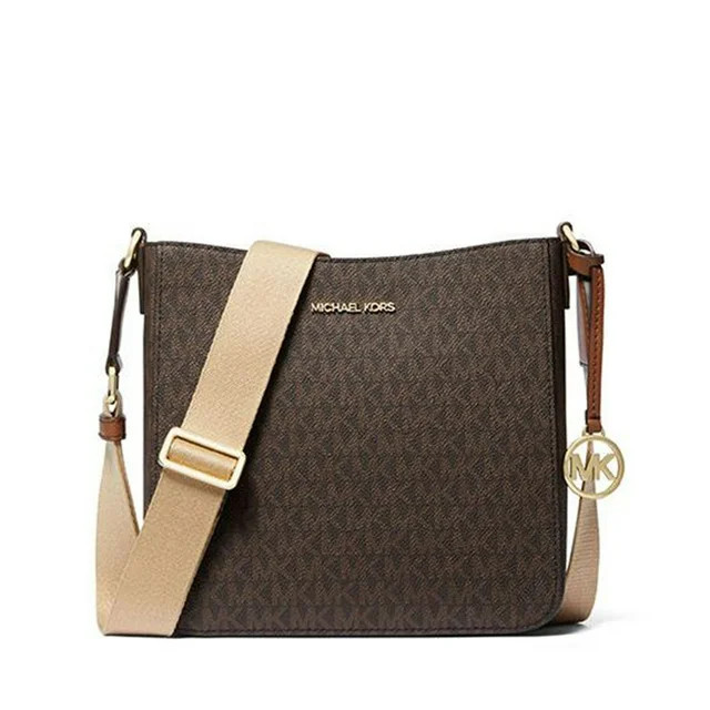 Michael Kors Womens Small Leather Crossbody Bag (Brown) 35S4GTVC5B-847 - Walmart.com | Walmart (US)