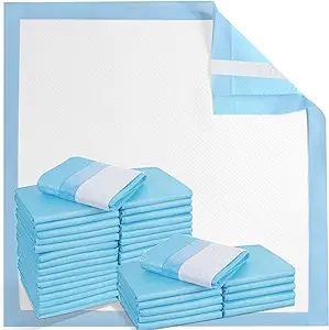 Disposable Bed Pads 30 x 36 in (25 Count), Extra Large Thicken Hospital Underpads for Incontinenc... | Amazon (US)