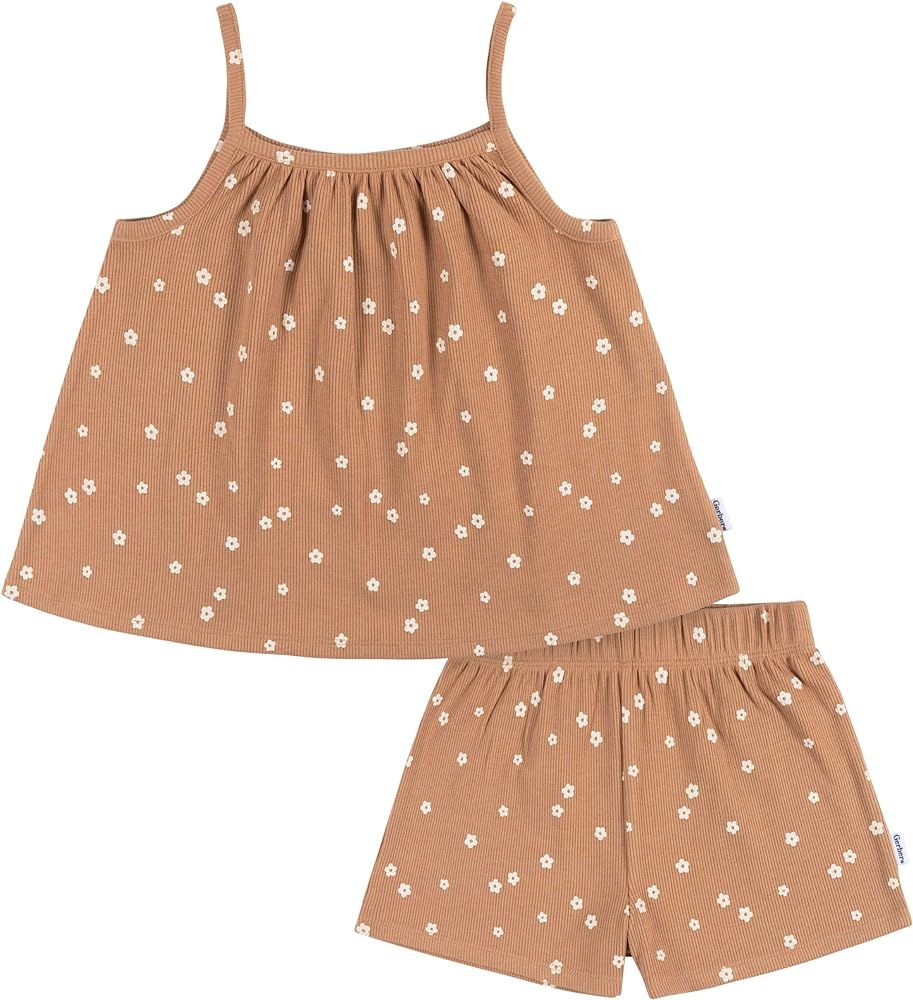 Gerber Baby-Girls Toddler Sleeveless Tank Top And Shorts Set | Amazon (US)