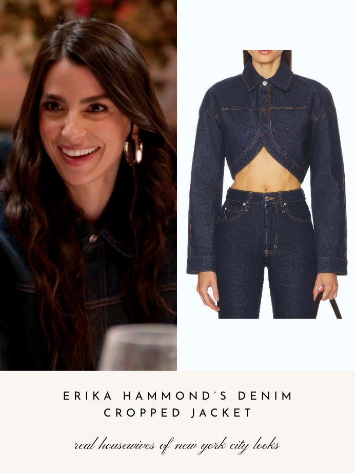 Erika Hammond's Denim Cropped Jacket 

 