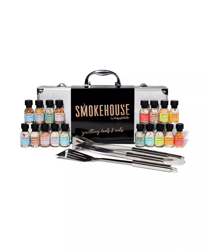 Smokehouse by BBQ Grilling Case and Rubs Gift Set, Set of 18 | Macys (US)