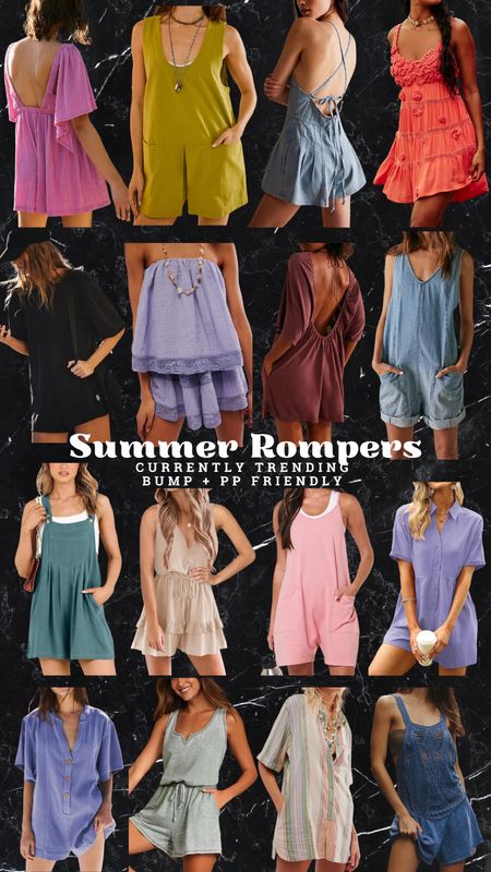 Travel Outfit - summer rompers - bump, friendly rompers - maternity - bump, friendly, summer outfit ideas - bump, friendly fits - friendly outfits from Amazon - free people maternity outfit - affordable bump fits - comfortable pregnancy outfits - postpartum outfits - postpartum fits 

#LTKStyleTip #LTKBump #LTKSeasonal
