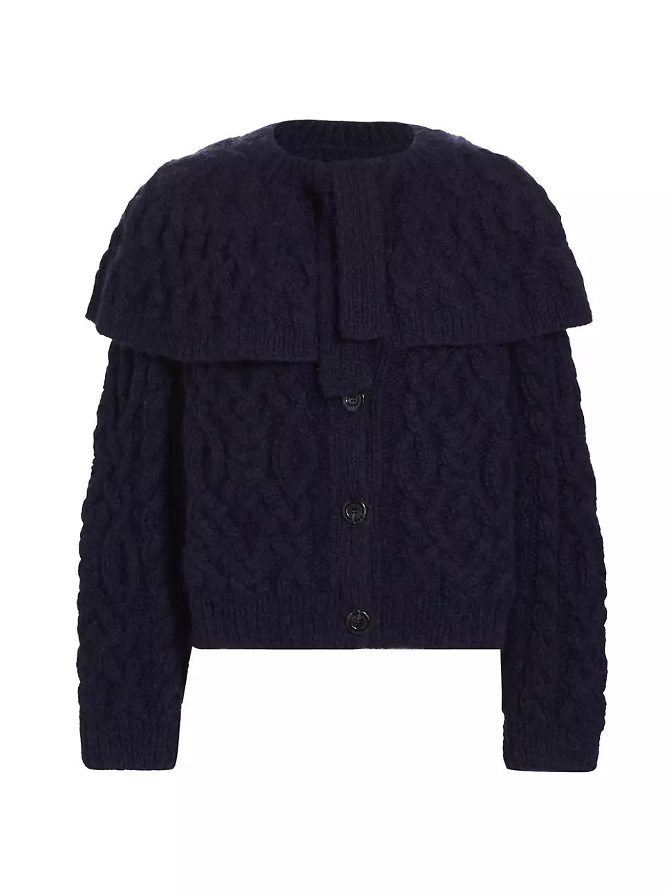 Holland Cable-Knit Alpaca-Wool Cardigan | Saks Fifth Avenue