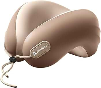 Travel Pillow for Airplane Sleeping, 100% Memory Foam Neck Pillow for Deep Sleepers, Ergonomic De... | Amazon (US)