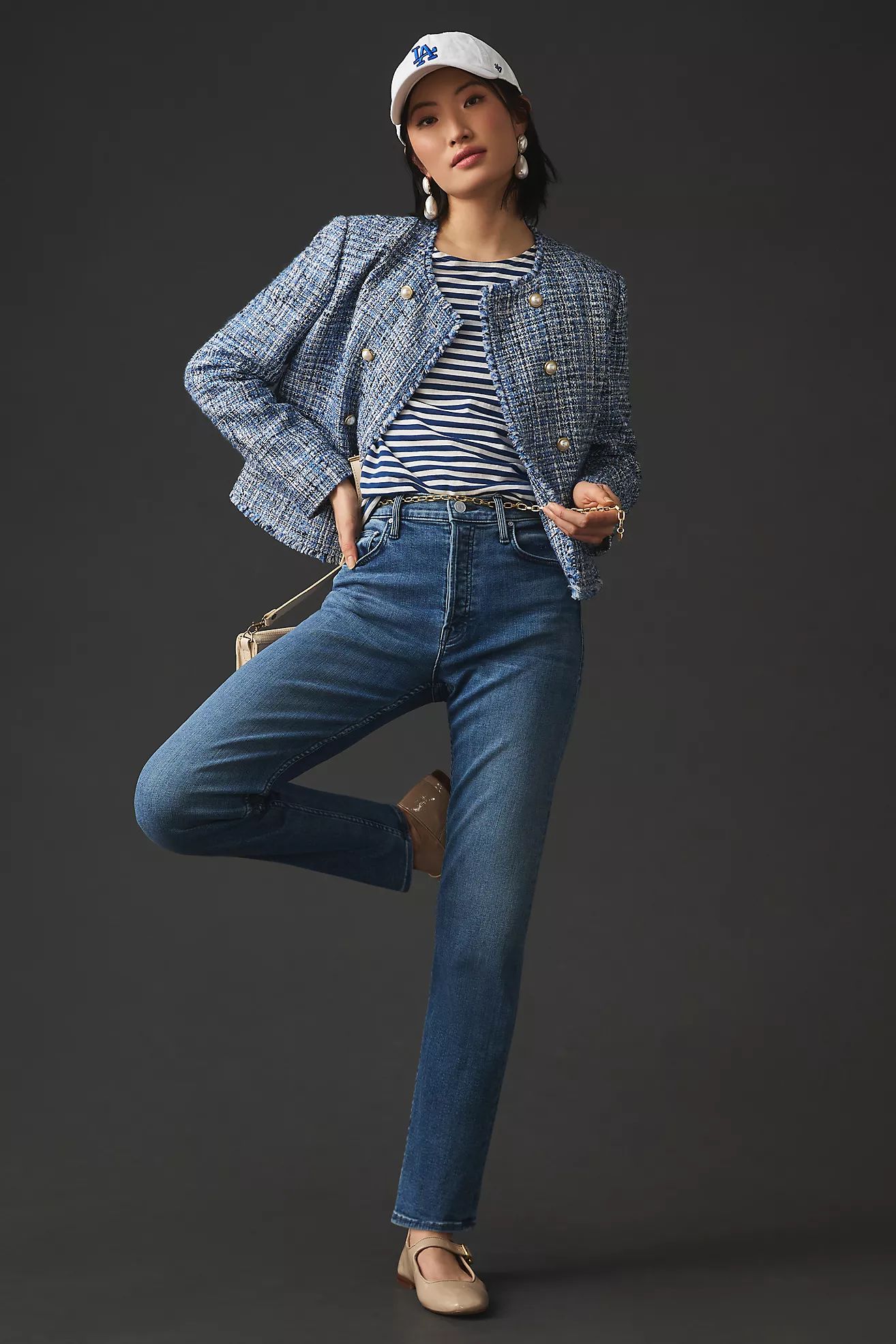 MOTHER The Tomcat High-Rise Straight Jeans | Anthropologie (US)