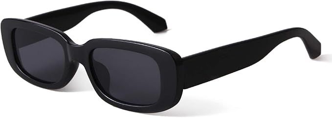 GIFIORE Trendy Rectangle Sunglasses Retro Cool 90s Vintage Fashion Narrow Square Frame UV400 Prot... | Amazon (US)