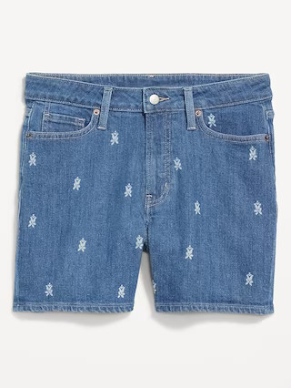 Curvy High-Waisted OG Jean Shorts -- 5-inch inseam | Old Navy (US)