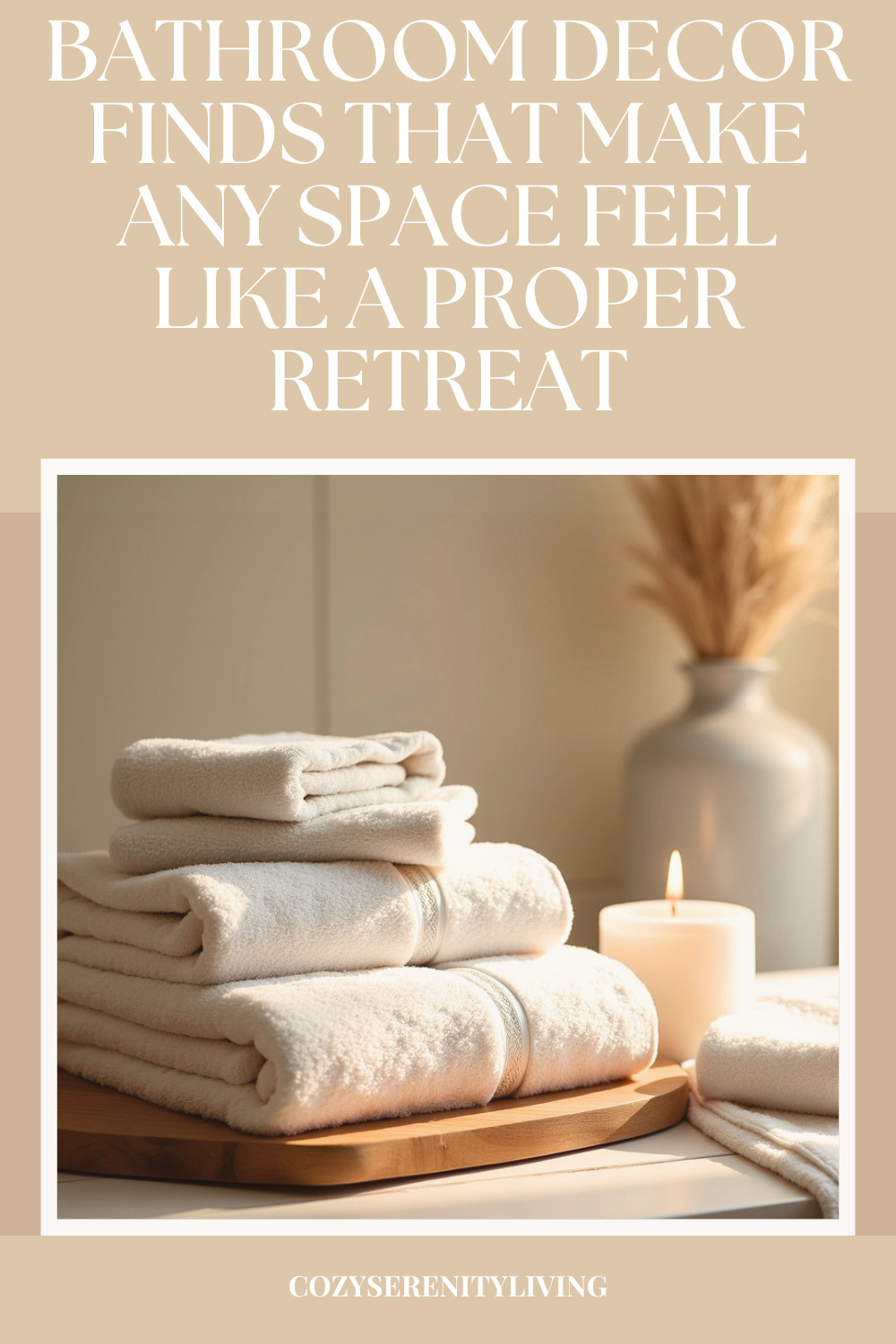 Bathroom Decor Finds That Make Any Space Feel Like a Proper Retreat
Bathroom decor finds that make any space feel like a proper retreat without a full remodel. Plush folded towels, a lit candle, and a textured ceramic vase with dried grasses bring a warm, hotel-style calm to your daily routine. Small styling swaps that make the biggest difference in how a bathroom feels and functions. Tap the title to shop all finds. #affiliatelink #bathroomdecor #spabathroomfinds
bathroom decor finds, spa bathroom retreat ideas, cozy bathroom styling, plush towel decor ideas, bathroom candle decor, ceramic vase bathroom decor, aesthetic bathroom essentials, hotel style bathroom finds, calming bathroom aesthetic, bathroom refresh ideas

#LTKSeasonal #LTKHome #LTKSaleAlert