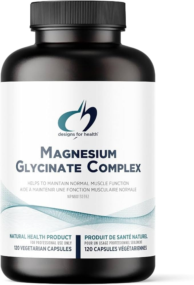 Designs for Health Magnesium Glycinate Complex - Chelated Magnesium Bisglycinate + High Absorptio... | Amazon (CA)