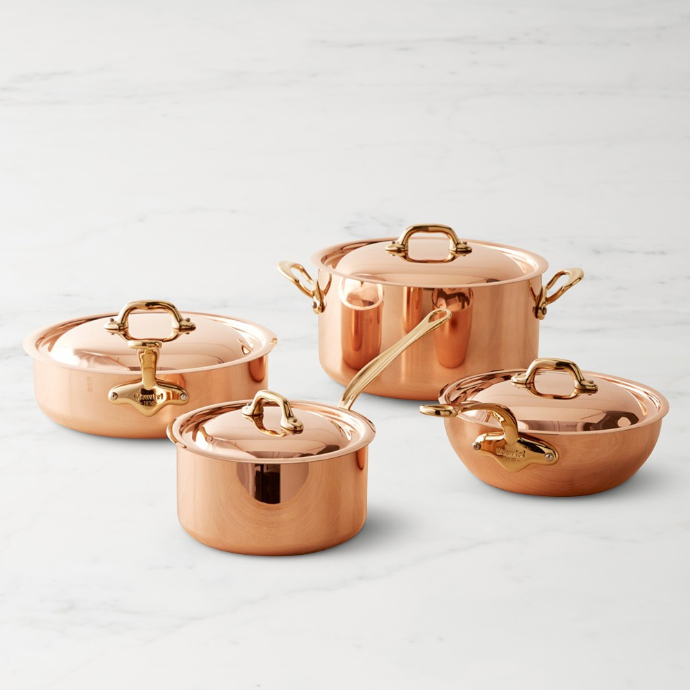 Mauviel M'150B Copper 8-Piece Cookware Set | Williams-Sonoma