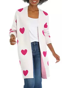 Women's Allover Print Long Cardigan | Belk