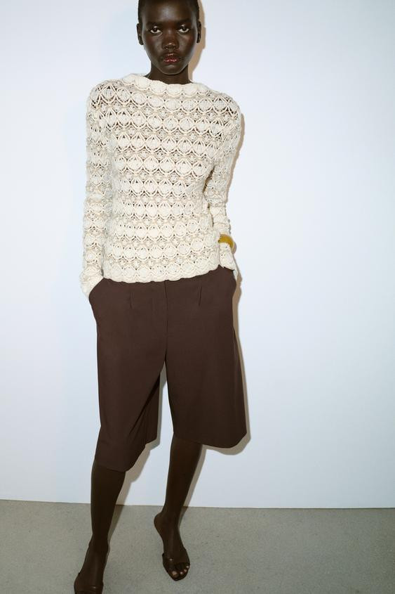 TEXTURED KNIT JUMPER | Zara UK