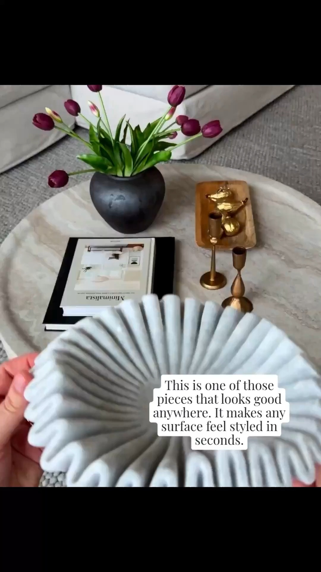 A marble bowl is one of those pieces that instantly elevates whatever you put in it. It adds weight, texture, and that subtle high-end feel without trying too hard.

Style it on a table, console, or kitchen counter and it just makes everything look more intentional. 

 

#LTKmorningroutine #LTKHome #LTKmomlife