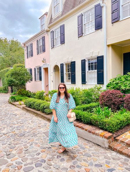 Perfect lightweight floral printed pink maxi dress for spring & summer! This maxi dress is generously sized, you can definitely order one size smaller than you typically do! Curvy gals, this is for us; not tight or fitted on the hips so we can be breezy & comfortable! 

#LTKcurves #LTKtravel #LTKunder50