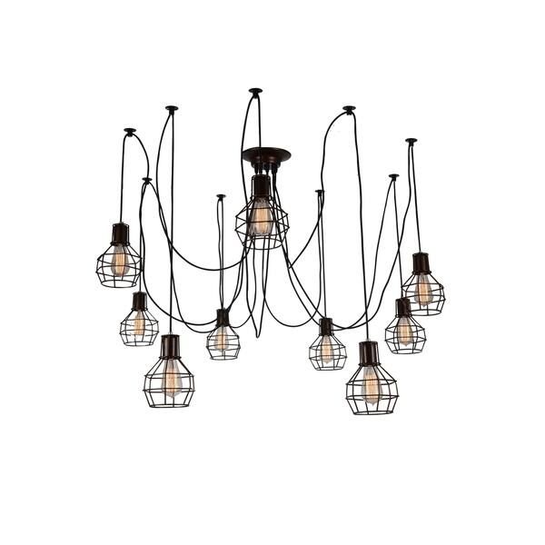 Carbon Loft Jessop 9-light Chandelier with Chocolate Finish | Bed Bath & Beyond