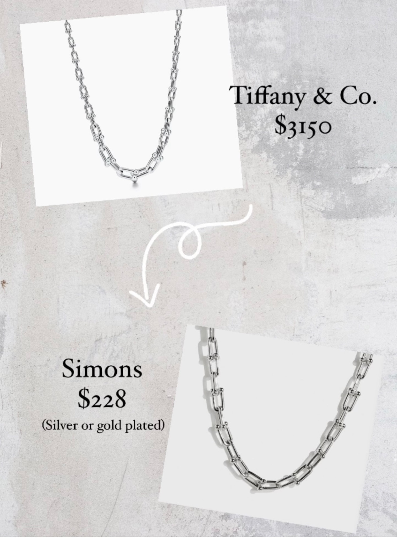 Found the perfect Tiffany & Co dupe!!! 

U-link jewellery, U-link necklace, silver necklace, gold necklace 

#LTKMostLoved 

#LTKstyletip