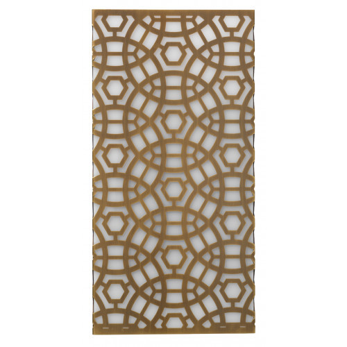 Jamie Young Geo Large Wall Sconce Antique Brass | Gracious Style