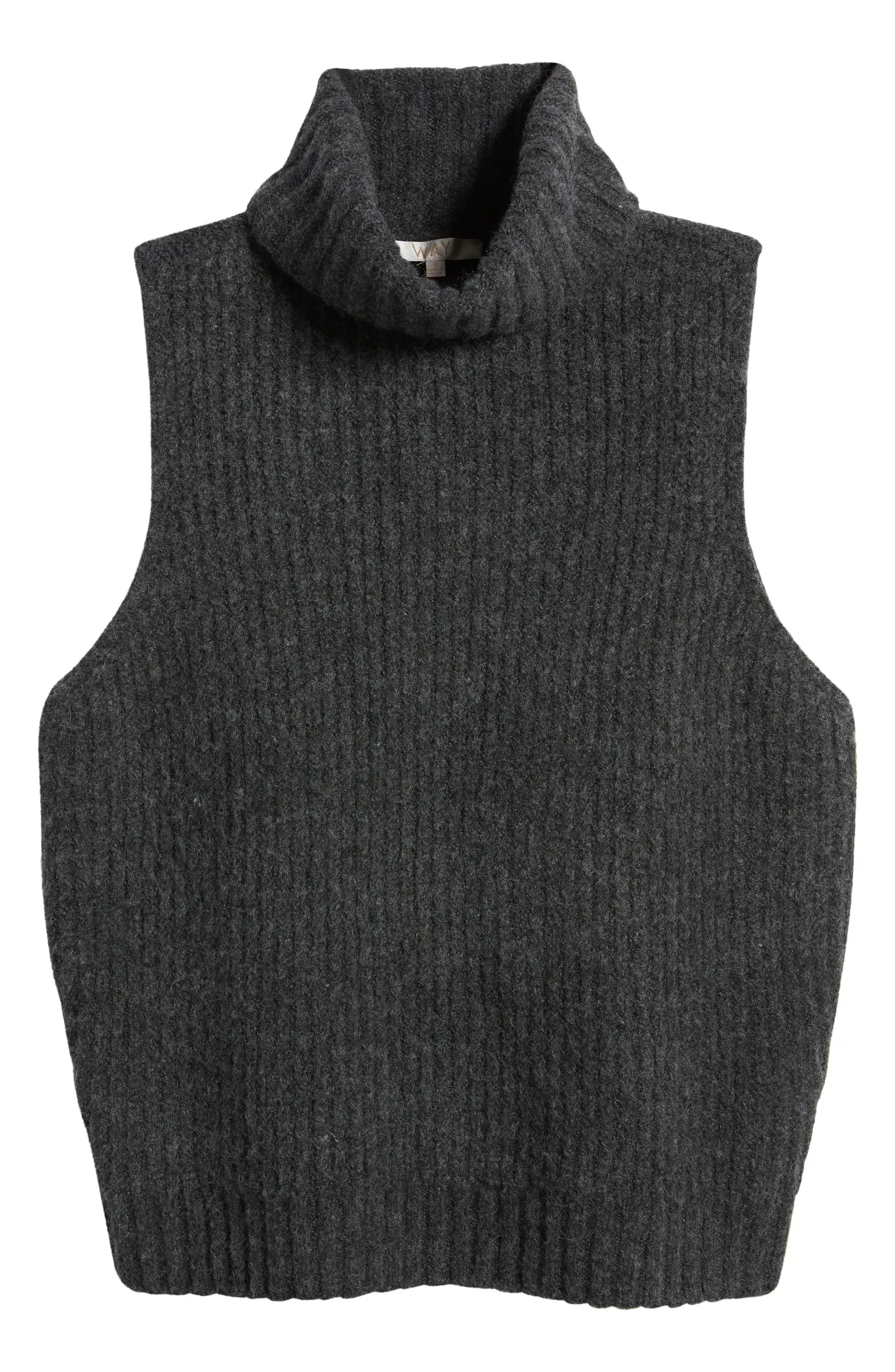Shay Sleeveless Rib Cowl Neck Sweater | Nordstrom