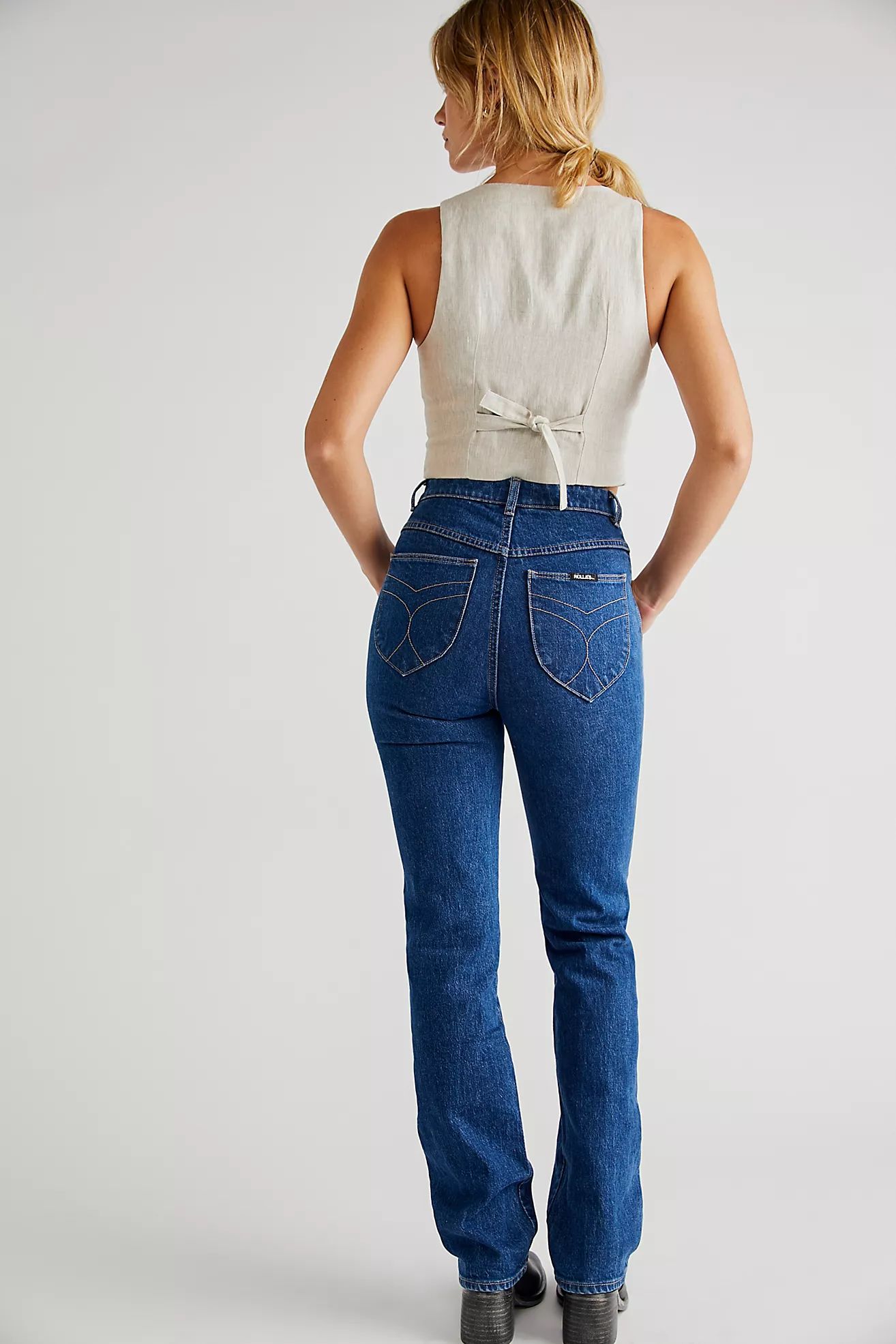 Rolla's Original Straight Jeans | Free People (Global - UK&FR Excluded)