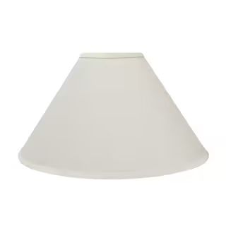 19 in. x 12 in. Off White and Node Design Hardback Empire Lamp Shade | The Home Depot